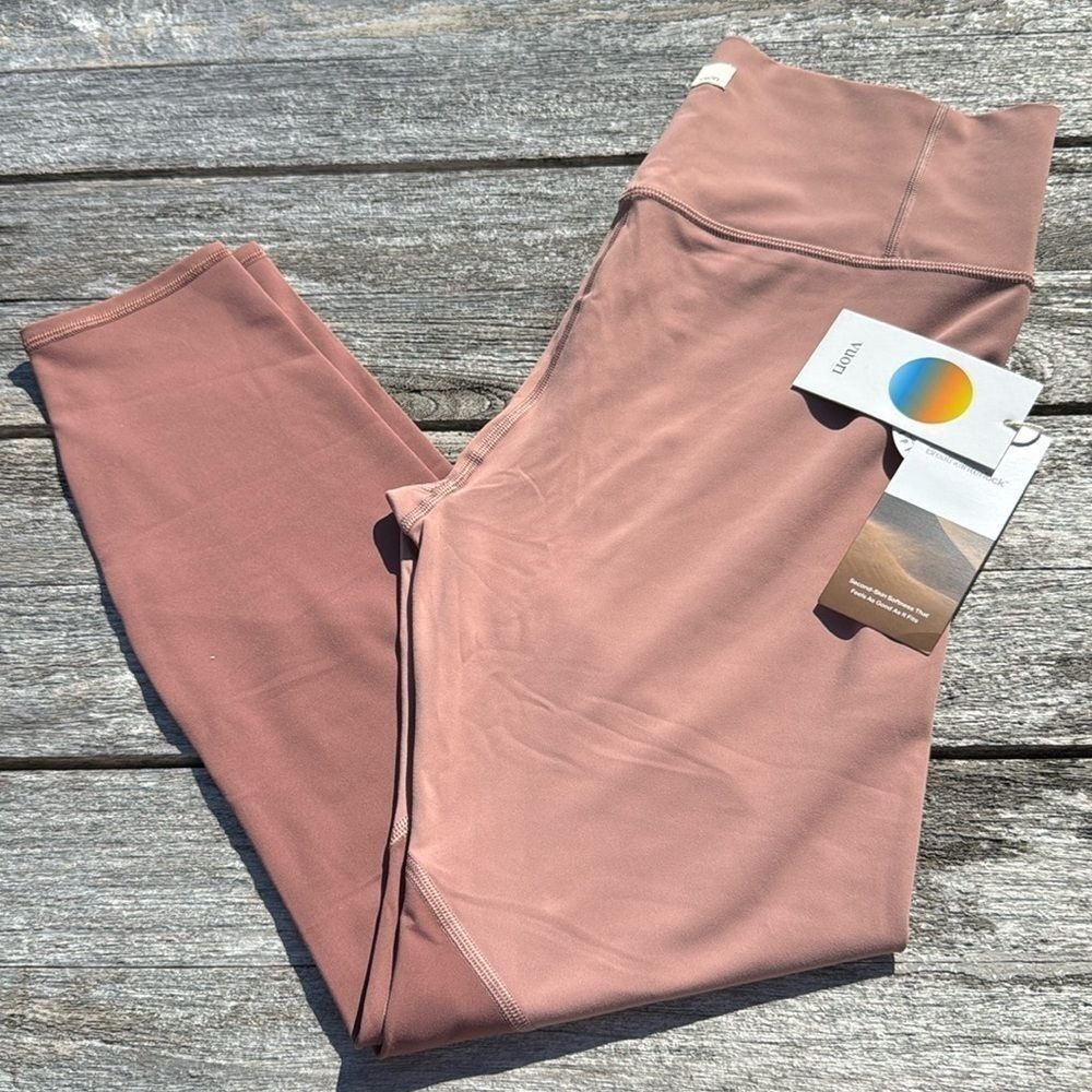 Vuori Colorblock Studio Legging Light‎ Terracotta Women's Extra Large XL NWT 🤎✨
